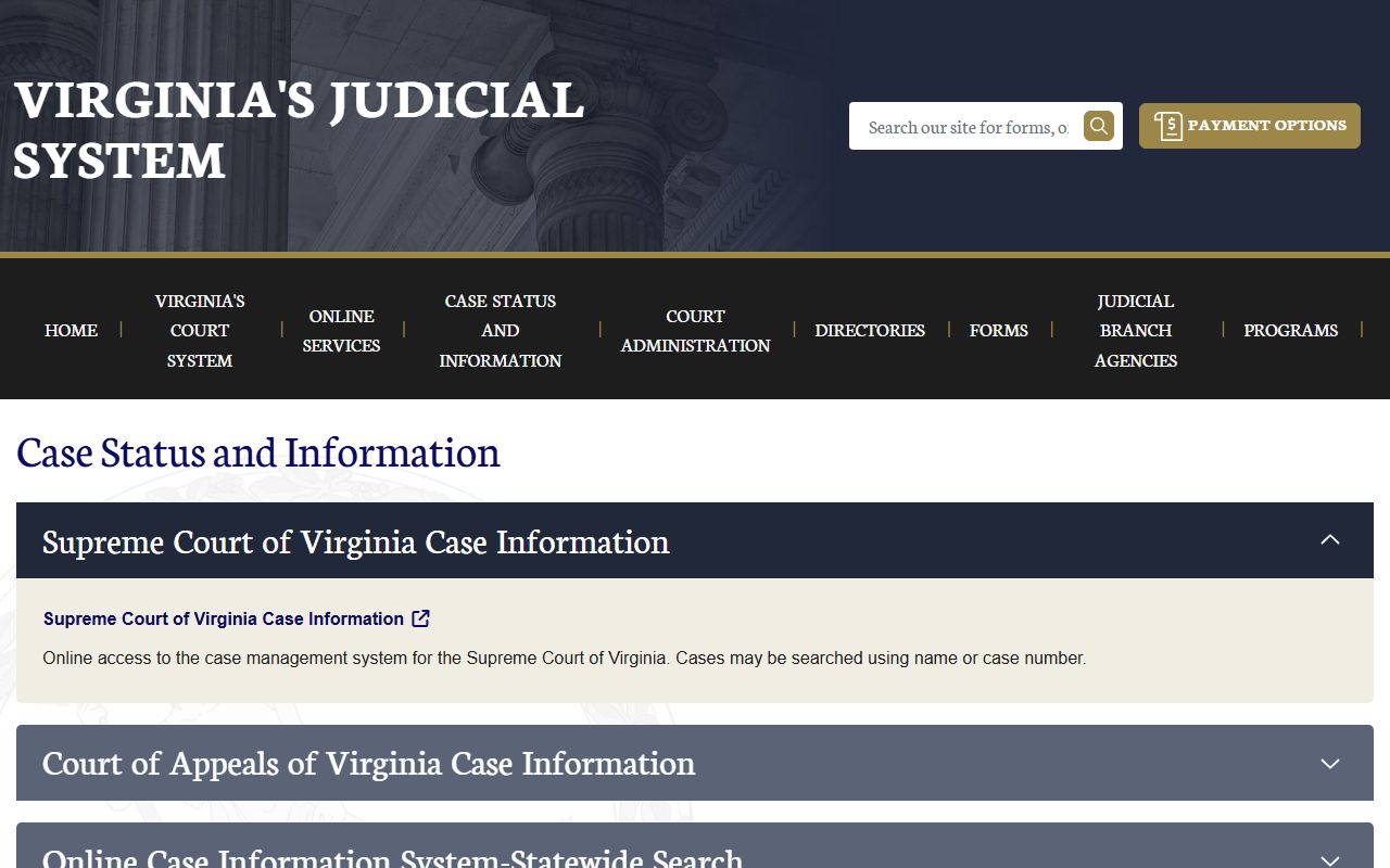 Virginia court case information for Isle of Wight County court records after arrest